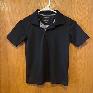 George Boys Black Performance Polo Shirt - Size S (6-7)
